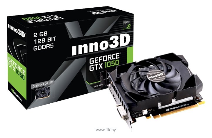 Фотографии Inno3D GeForce GTX 1050 2048Mb Compact (N10502-1SDV-E5CM)