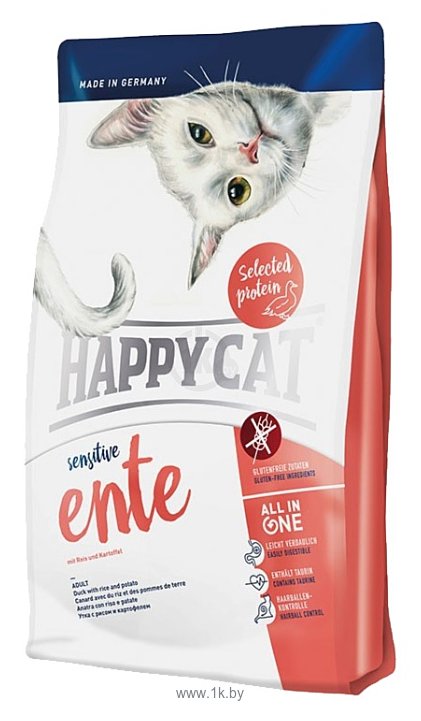 Фотографии Happy Cat Sensitive Утка (1.4 кг)