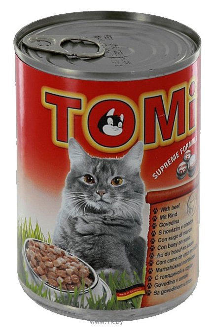 Фотографии ToMi (0.4 кг) 1 шт. Консервы для кошек с говядиной