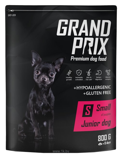 Фотографии GRAND PRIX (0.8 кг) Small Junior dog птица злаки