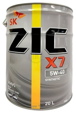 Фотографии ZIC X7 5W-40 20л