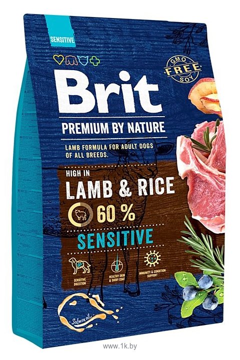 Фотографии Brit (3 кг) Premium by Nature Sensitive Lamb & rice