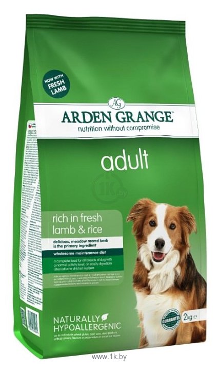 Фотографии Arden Grange (2 кг) Adult ягненок и рис сухой корм для взрослых собак