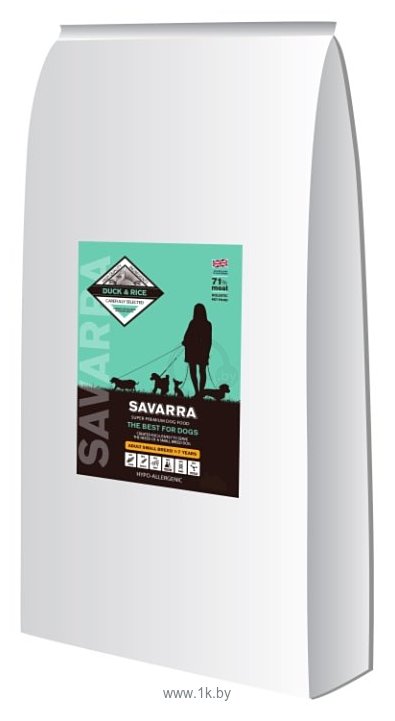 Фотографии SAVARRA (18 кг) Adult Small Breed Утка и рис