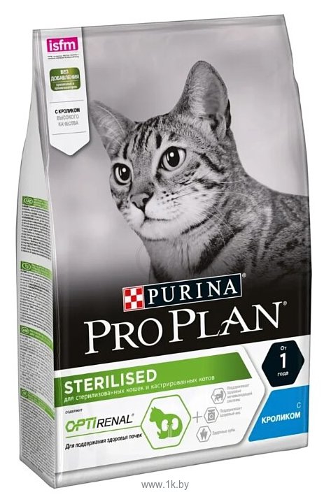 Фотографии Purina Pro Plan Sterilised feline with Rabbit dry (3 кг)