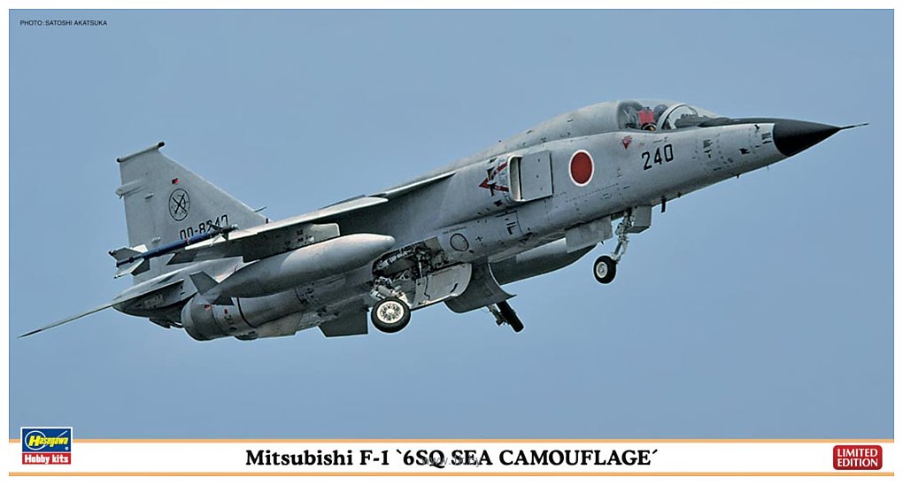 Фотографии Hasegawa Истребитель-бомбардировщик Mitsubishi F-1 6SQ Sea Camouflage