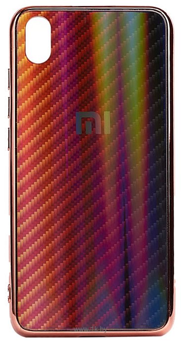 Фотографии EXPERTS Aurora Glass для Xiaomi Redmi 7A с LOGO (красно-черный)