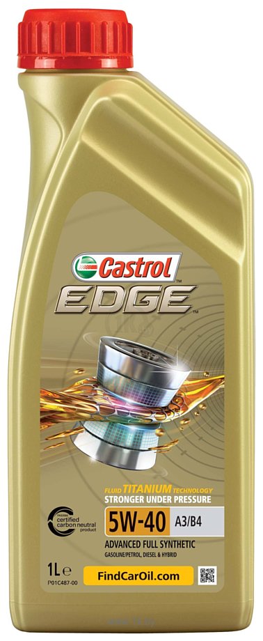 Фотографии Castrol EDGE 5W-40 A3/B4 1л