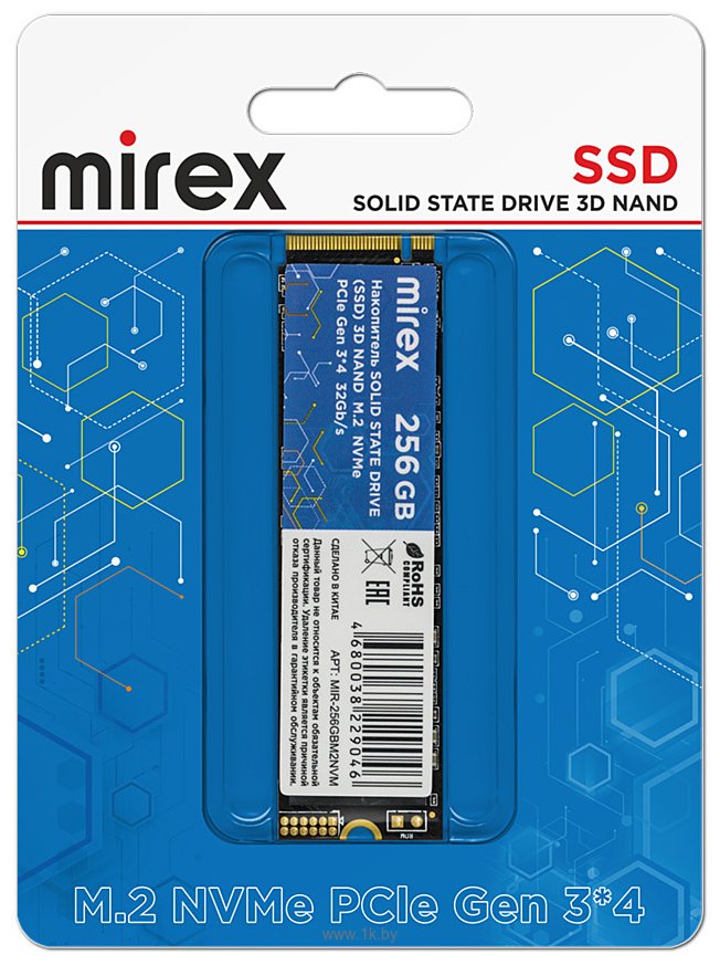 Фотографии Mirex 256GB MIR-256GBM2NVM