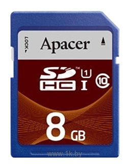 Фотографии Apacer SDHC Class 10 UHS-I U1 8GB