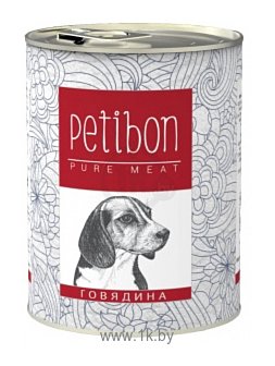 Фотографии Petibon 100% meat Говядина для собак (0.34 кг) 1 шт.