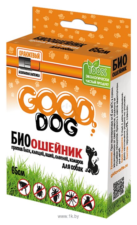 Фотографии Good Dog БИОошейник антипаразитарный для собак 65 см