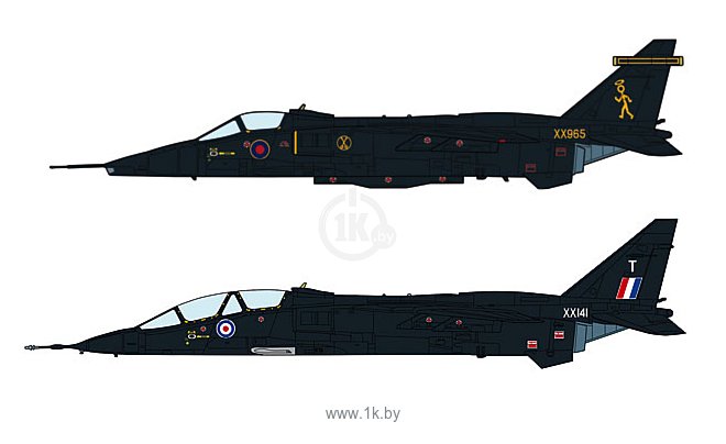 Фотографии Hasegawa Истребитель-бомбардировщик Jaguar GR Mk 2A Black Combo (2 kits)