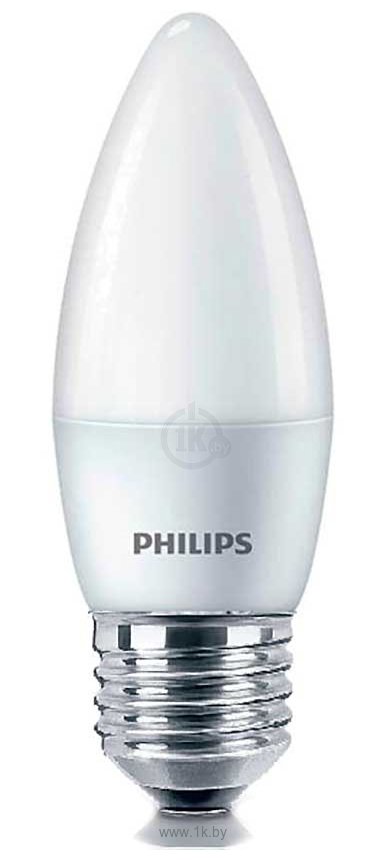 Фотографии Philips ESS LED Candle 6.5-75W E27 827 B35NDFR RCA