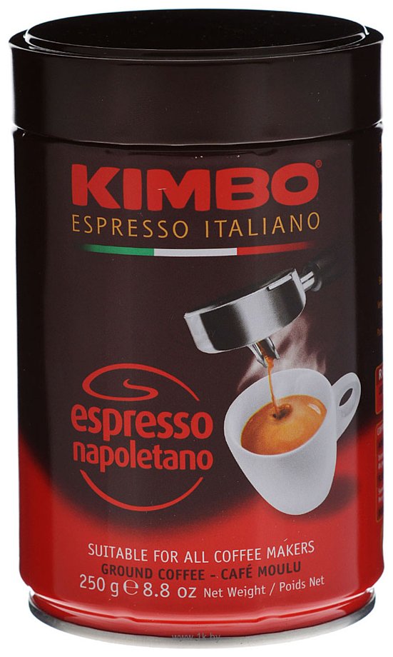 Фотографии Kimbo Espresso Napoletano молотый в банке 250 г