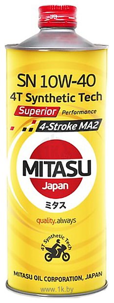 Фотографии Mitasu Superior 4-Stroke 10W-40 1л