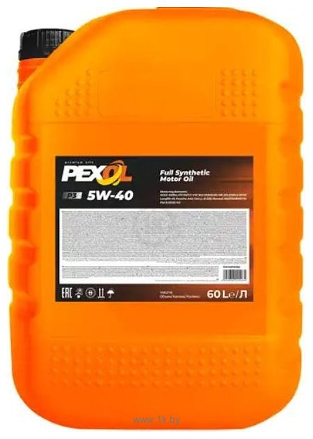 Фотографии Pexol P3 5W-40 A3/B4 SN/CF 60л