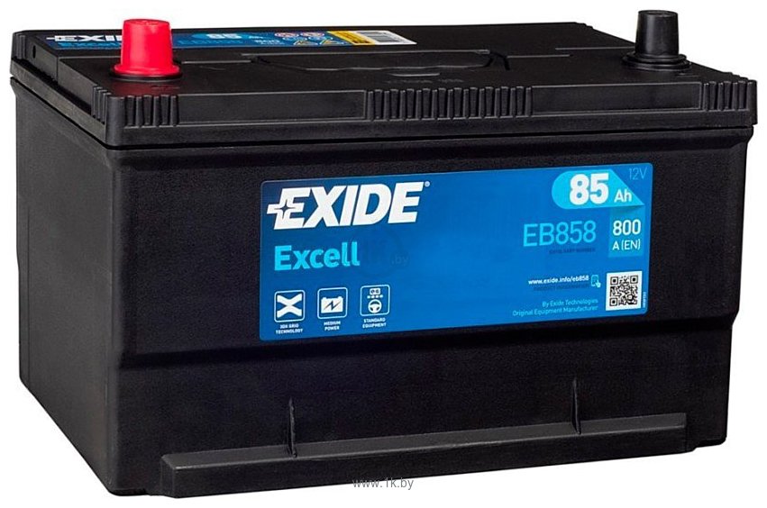 Фотографии Exide Excell EB858 L+ (85Ah)