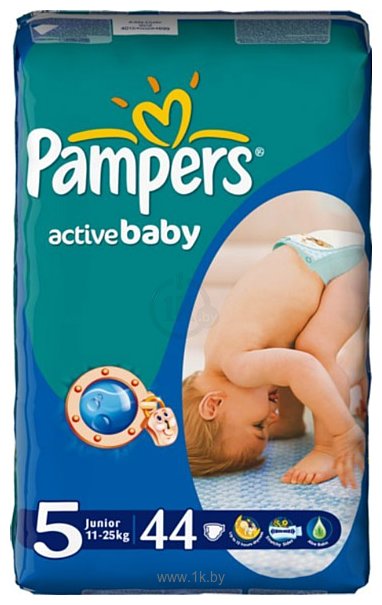 Фотографии Pampers Active Baby 5 Junior (11-25 кг) Value Pack (44 шт)