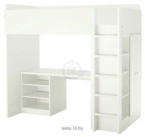 Фотографии Ikea Стува/Фолья 207x99 (кровать-чердак, белый) (191.806.14)