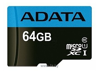 Фотографии ADATA Premier microSDXC Class 10 UHS-I U1 R/W : 85/25MB/s 64GB + SD adapter