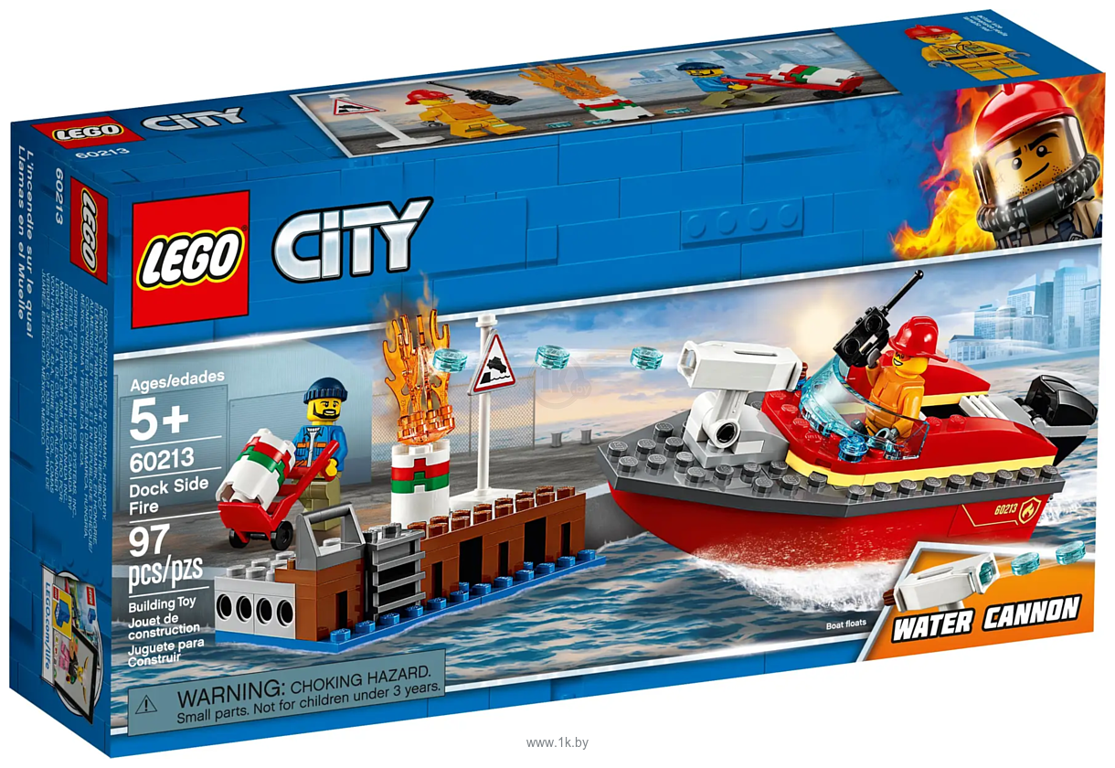 Фотографии LEGO City 60213 Пожар в порту