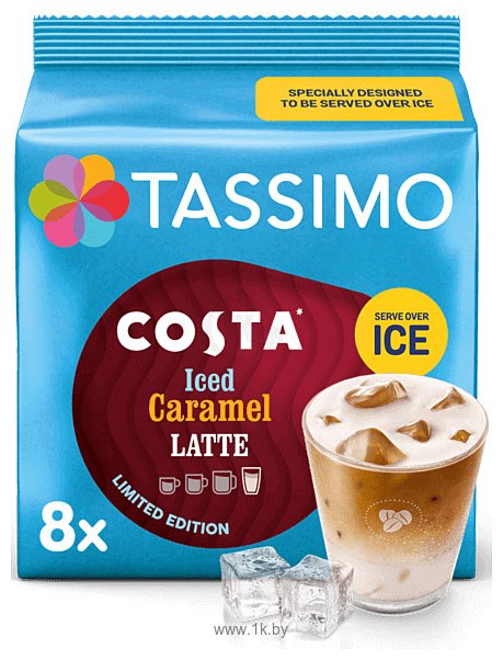 Фотографии Tassimo Costa Iced Caramel Latte 16 шт