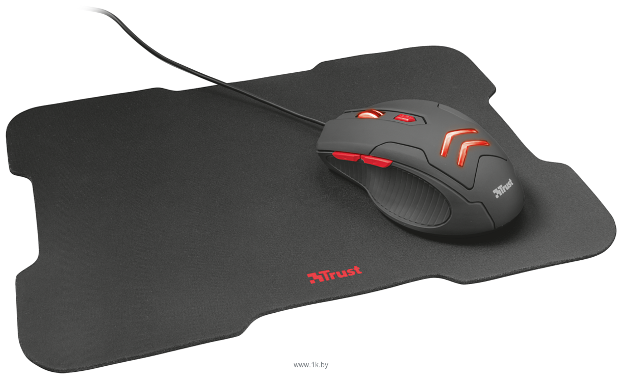 Фотографии Trust Ziva gaming mouse with mouse pad 21963
