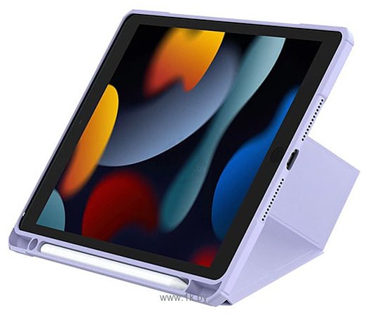 Фотографии Baseus Minimalist Series Protective Case для Apple iPad 10.2 (фиолетовый)