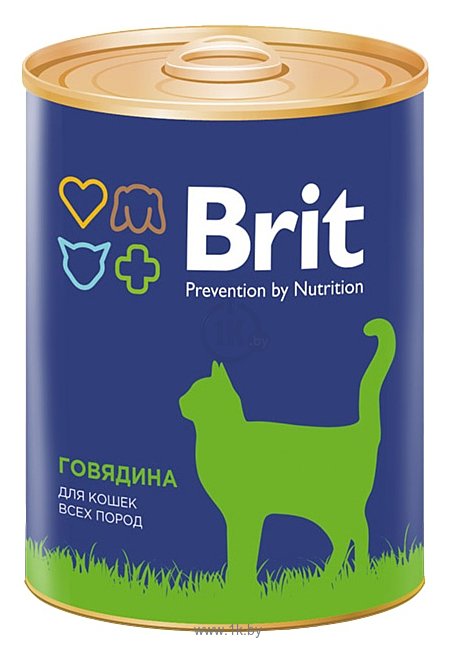 Фотографии Brit (0.34 кг) 1 шт. Консервы для кошек Говядина