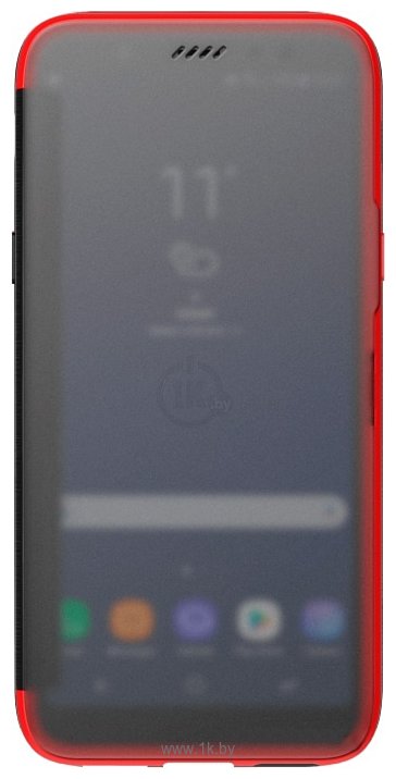Фотографии Araree A Flip A6+ для Samsung Galaxy A6+ (красный)