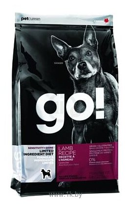 Фотографии GO! (11.34 кг) Sensitivity + Shine Lamb Dog Recipe Limited Ingredient Diet, Grain Free, Potato Free