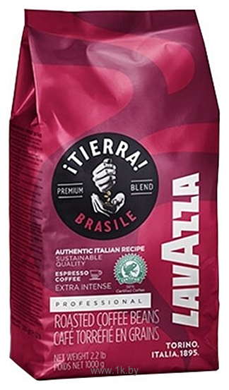 Фотографии Lavazza iTierra! Brasile Extra Intense в зернах 1000 г