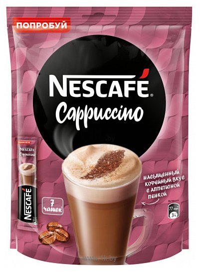 Фотографии Nescafe Classic Cappuccino растворимый 7x18 г