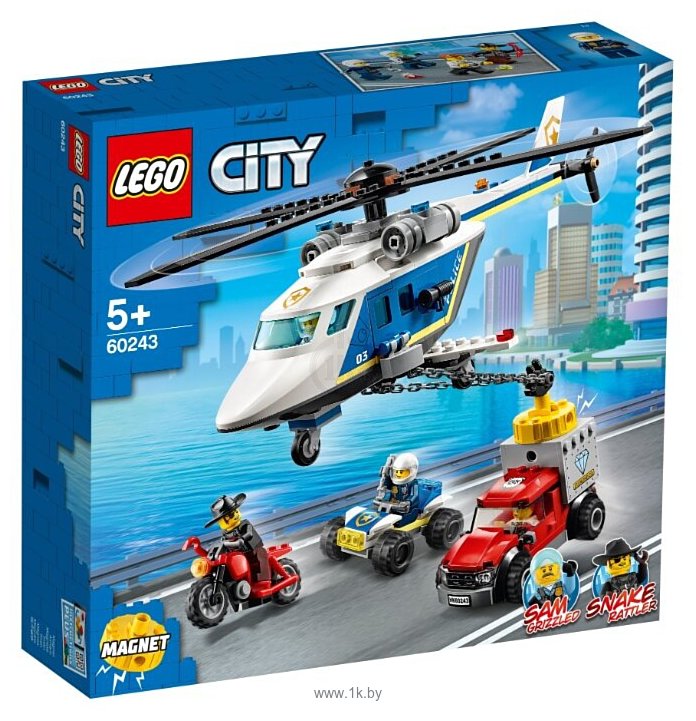 Фотографии LEGO City 60243 Погоня на полицейском вертолёте