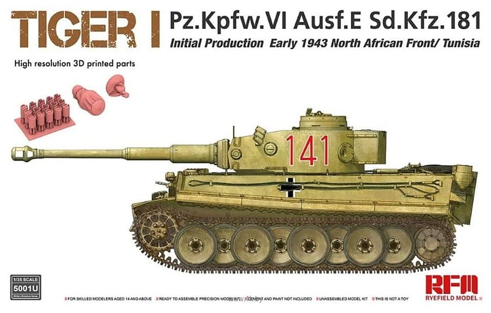 Фотографии Ryefield Model Pz.kpfw.VI Ausf. E Sd.kfz.181 1/35 RM-5001U