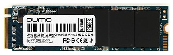 Фотографии QUMO Novation 3D TLC NVMe 256GB Q3DT-256GSKF-NM2