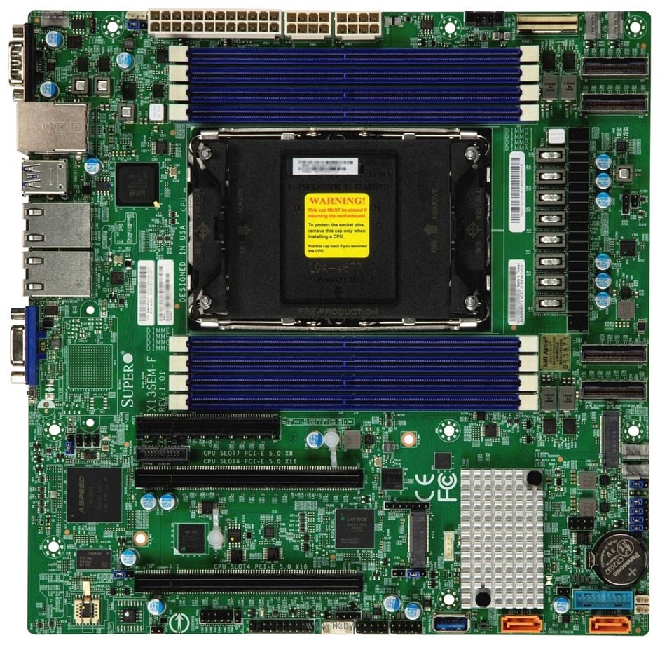 Фотографии Supermicro MBD-X13SEM-F-B