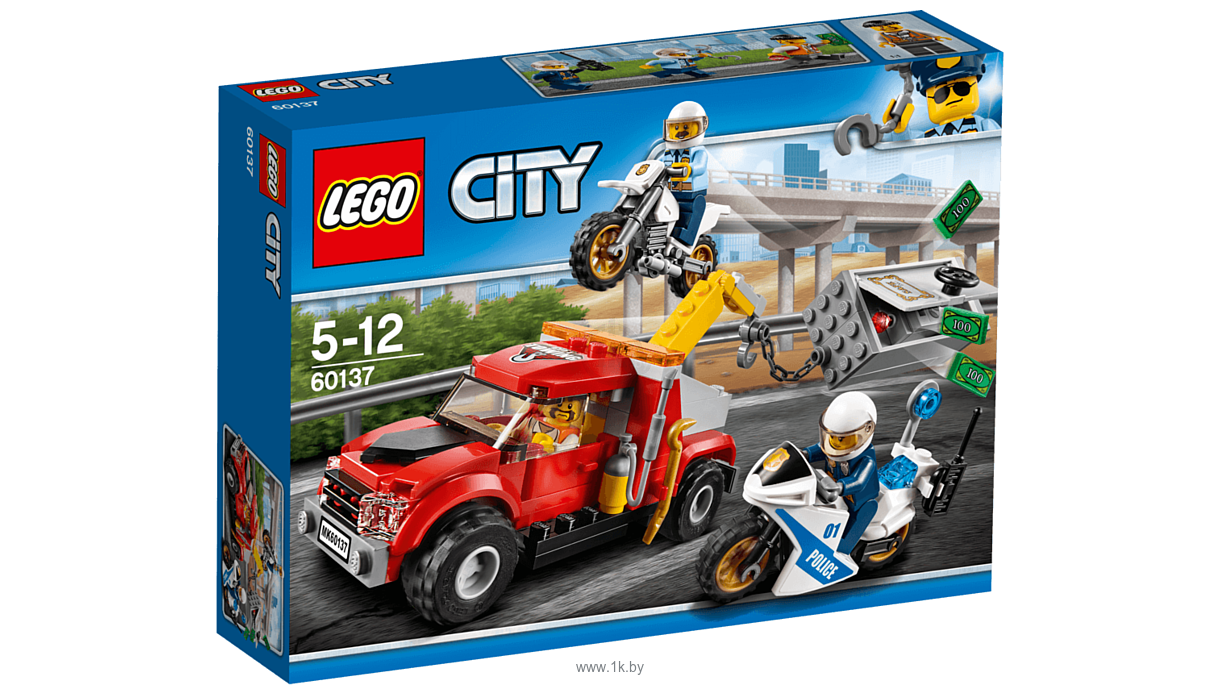 Фотографии LEGO City 60137 Побег на буксировщике