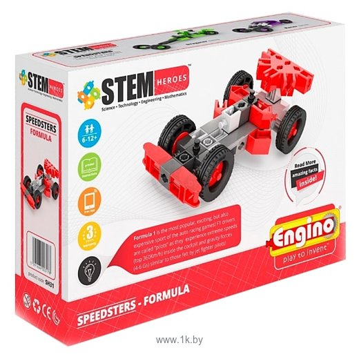 Фотографии ENGINO STEM Heroes SH31 Скоростные механизмы - Формула