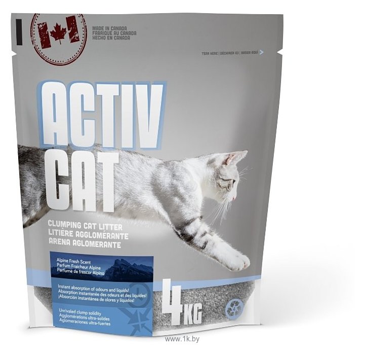 Фотографии Canada Litter ActivCat Clumping Alpin Fresh 4кг