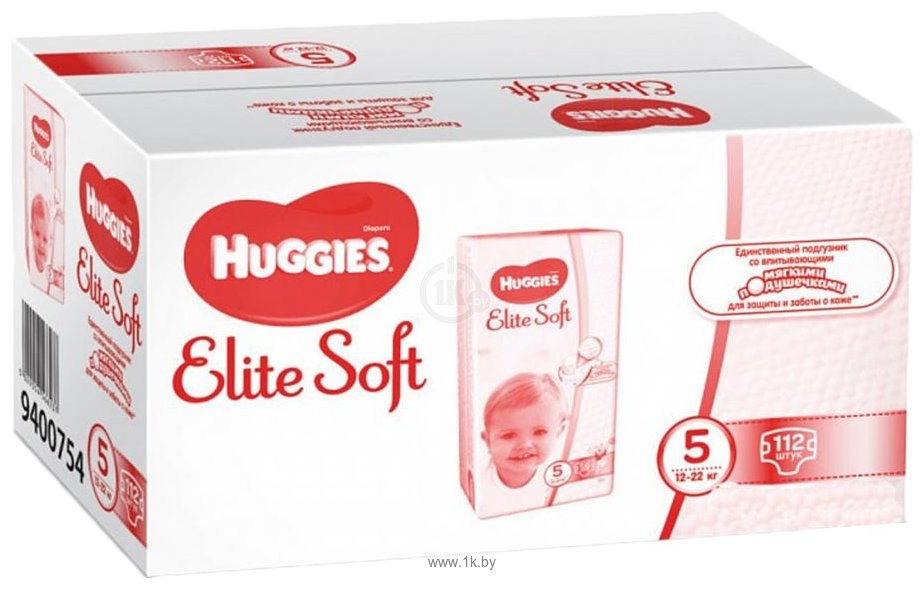 Фотографии Huggies Elite Soft 5 (12-22) 112 шт.