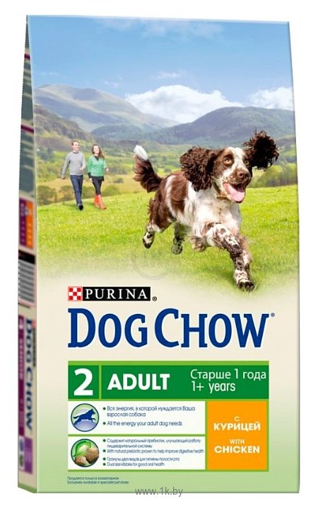 Фотографии DOG CHOW Adult с курицей для взрослых собак (0.8 кг)