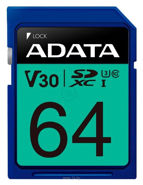 Фотографии ADATA Premier Pro SDXC UHS-I U3 V30 Class 10 (R100/W80) 64GB