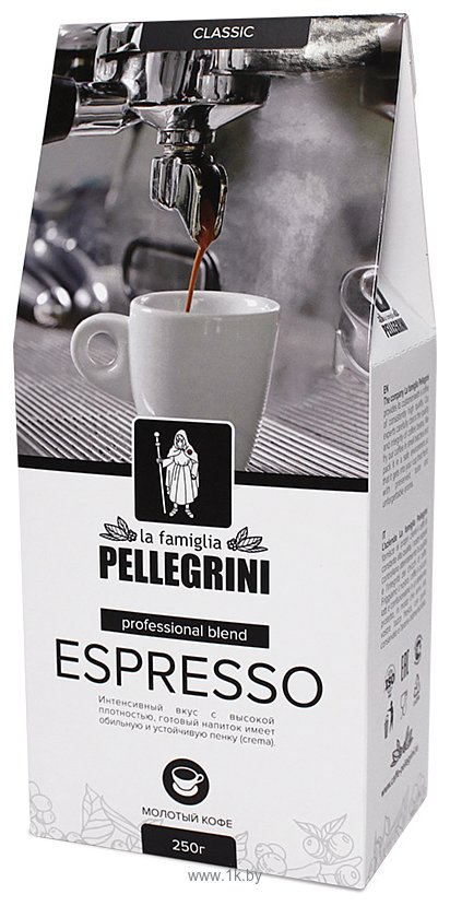 Фотографии La Famiglia Pellegrini Espresso Blend молотый 250 г