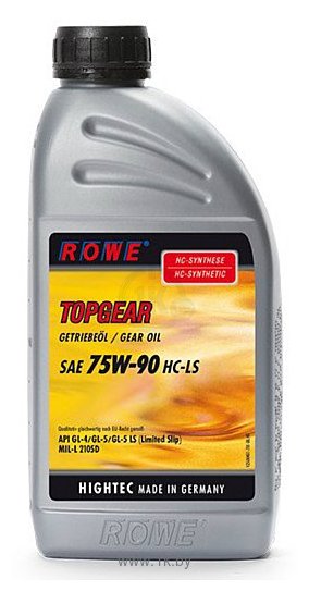 Фотографии ROWE HIGHTEC TOPGEAR 75W90 HC-LS 1л