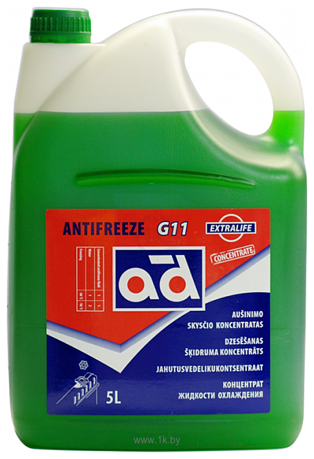 Фотографии AD Antifreeze -35°C G11 Green Concentrate 5л