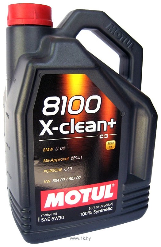 Фотографии Motul 8100 X-clean+ 5W-30 5л