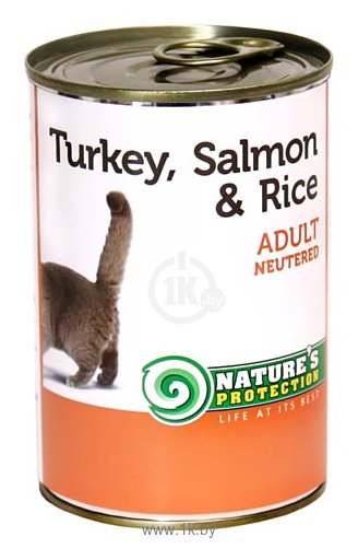 Фотографии Nature's Protection Консервы Neutered Turkey, Salmon & Rice (0.4 кг) 1 шт.