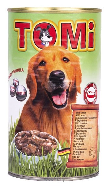 Фотографии ToMi (1.2 кг) 1 шт. Консервы для собак с ягненком